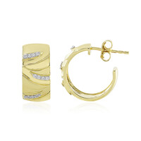 Gouden oorbellen met Loepzuivere (F) Diamanten (LUCENT DIAMONDS)