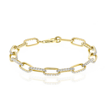Gouden armband met I1 (H) Diamanten (CIRARI)
