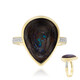 Gouden ring met een Boulder opaal