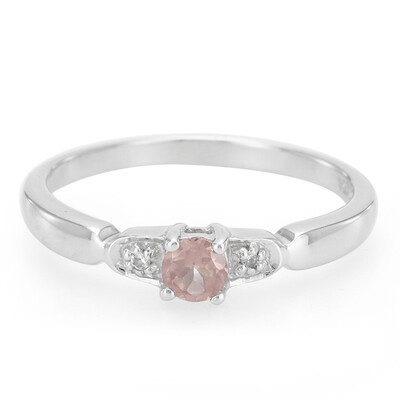 Zilveren ring met een Malaya granaat