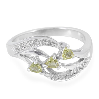 Zilveren ring met xia-apetieten