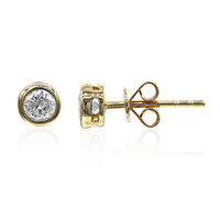 Gouden oorbellen met I1 (H) Diamanten (CIRARI)