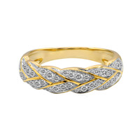 Gouden ring met Diamanten SI1 (G)