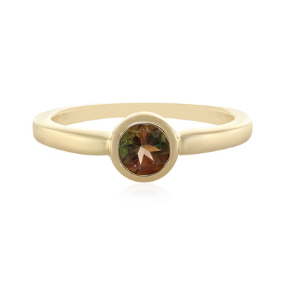 Gouden ring met een Oregon zonnesteen