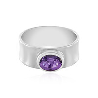 Zilveren ring met een Azuurblauwe Kwarts