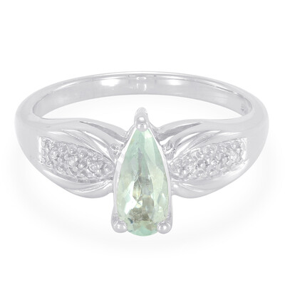 Zilveren ring met een toermalijn