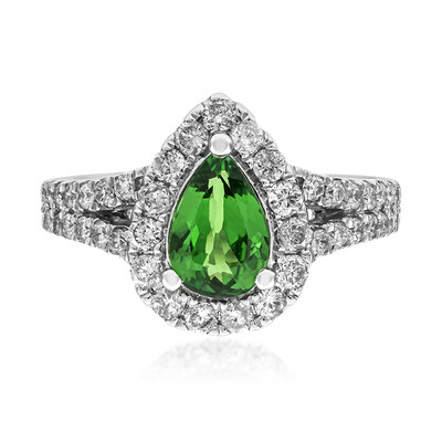 Gouden ring met een AAA tsavoriet (CIRARI)
