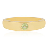 Zilveren ring met een peridoot