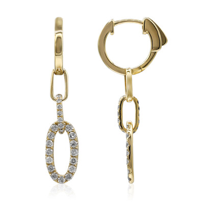 Gouden oorbellen met I1 (H) Diamanten (CIRARI)