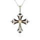 Zilveren halsketting met een zirkoon (Dallas Prince Designs)