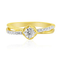 Gouden ring met een Diamant SI1 (G)