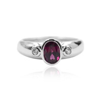 Zilveren ring met een Tocantin Granaat