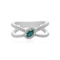 Zilveren ring met een Grandidiriet