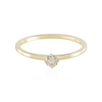 Gouden ring met een VS2 bruine diamant