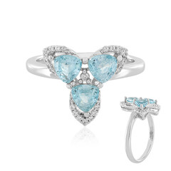 Zilveren ring met Ratanakiri zirkonen
