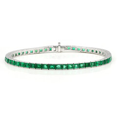 Gouden armband met AAA Zambia smaragden (Estée Collection)