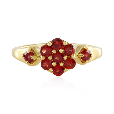 Zilveren ring met Tanzania robijnen (Adela Silber)