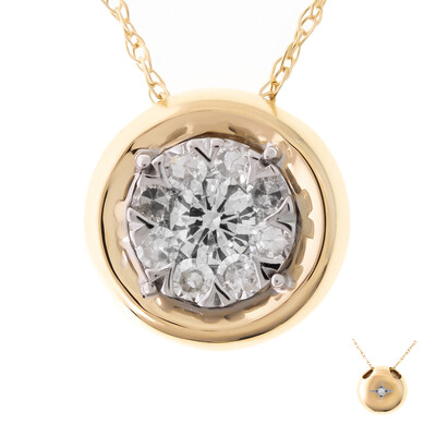 Gouden halsketting met een I1 (I) Diamant