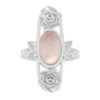 Zilveren ring met een rozen kwarts
