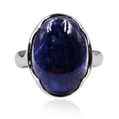 Zilveren ring met een sodaliet
