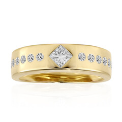 Gouden ring met een IF Diamant (D)