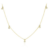 Gouden halsketting met I1 (H) Diamanten (CIRARI)