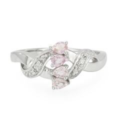 Zilveren ring met saffieren
