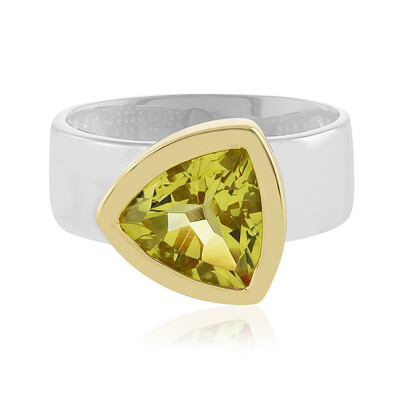 Zilveren ring met een Limoen Kwarts