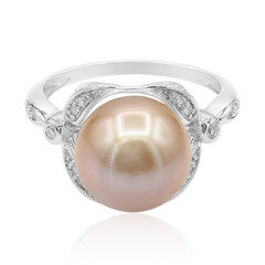Gouden ring met een Royal Pink Ming Parel (TPC)