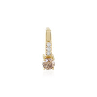 Gouden hanger met een I2 Champagne Diamant