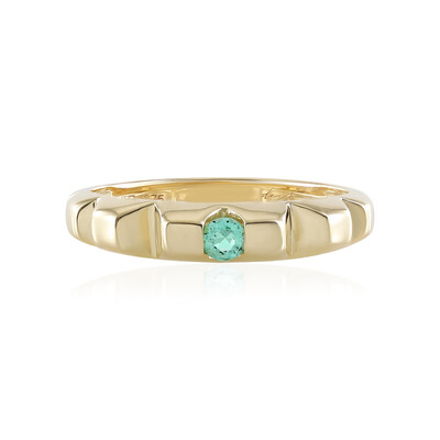 Gouden ring met een Russische smaragd (de Melo)