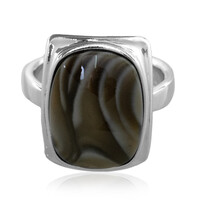 Zilveren ring met een Heiligkruis Vuursteen
