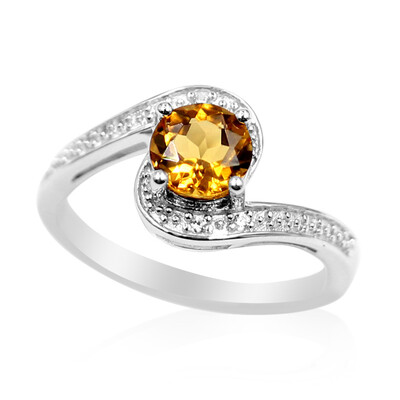 Zilveren ring met een Cognac Scapoliet