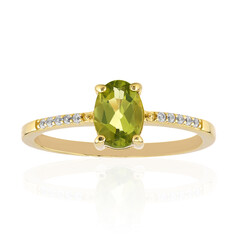 Zilveren ring met een Birmese Peridoot