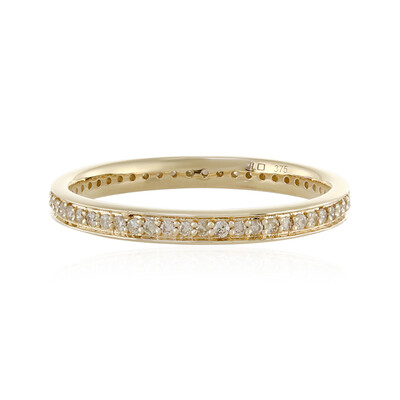 Gouden ring met I1 Bruine Diamanten