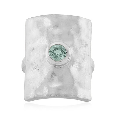 Zilveren ring met een Ratanakiri zirkoon (MONOSONO COLLECTION)