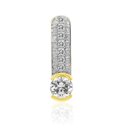 Gouden hanger met een IF Diamant (D) (Annette)