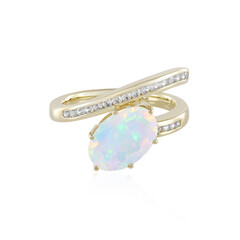Gouden ring met een Welo-opaal (de Melo)