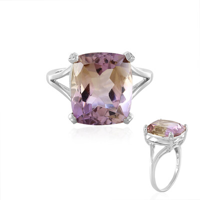 Zilveren ring met een Anahi Ametrien