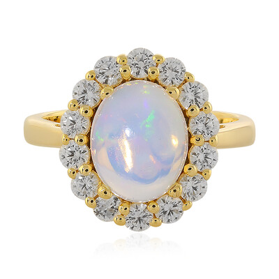Zilveren ring met een Welo-opaal
