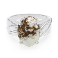 Zilveren ring met een Magnesiet