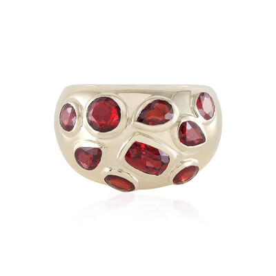 Gouden ring met een Tanzania robijn (de Melo)