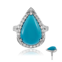 Gouden ring met een Sleeping Beauty Turkoois