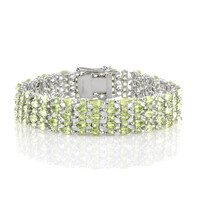 Zilveren armband met peridoots