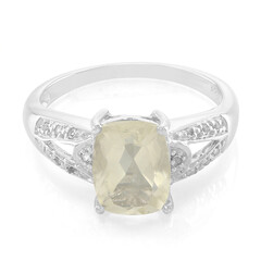 Zilveren ring met een Orthoklaas