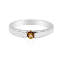 Zilveren ring met een Cognac Scapoliet