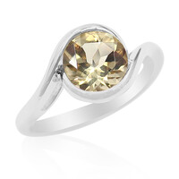 Zilveren ring met een Gouden Labradoriet