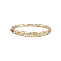 Gouden armband met een I1 Champagne diamant  (Ornaments by de Melo)
