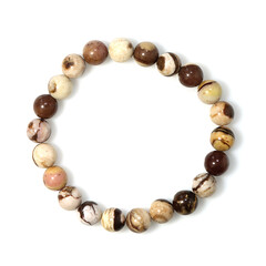 Armband met Rode Zebra Jaspisen
