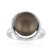Zilveren ring met een Tahiti parel (TPC)